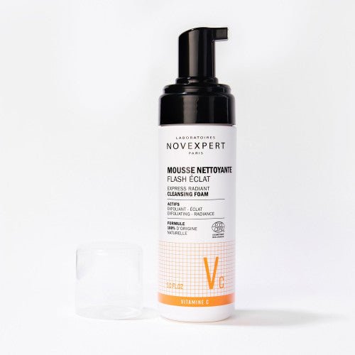NOVEXPERT FLASH ECLAT MOUSSE NETTOYANTE, 150ML.