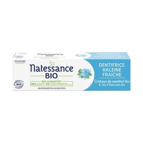 NATESSANCE DENTIFRICE HALEINE FRAICHE.