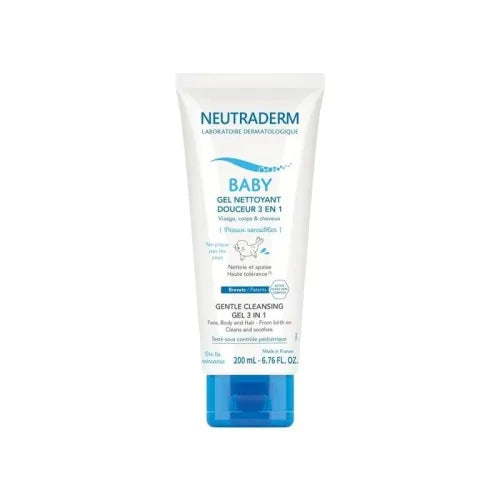 NEUTRADERM BABY GEL NETTOYANT DOUCEUR 3 EN 1 200ML