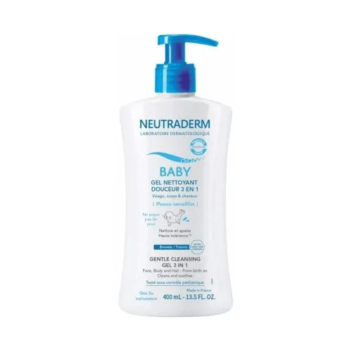 NEUTRADERM BABY GEL NETTOYANT DOUCEUR 3 EN 1 400ML