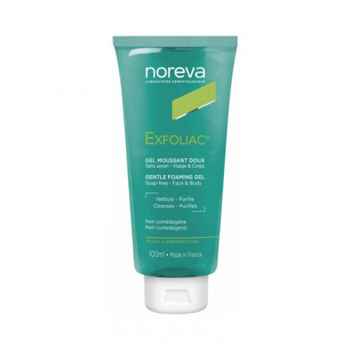 NOREVA EXFOLIAC GEL MOUSSANT DOUX 100 ML.