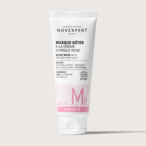 NOVEXPERT MASQUE DETOX A LA CREME D'ARGILE ROSE 75ML