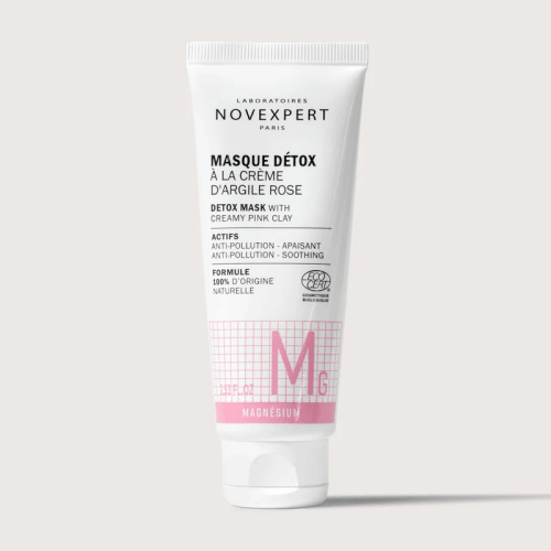 NOVEXPERT MASQUE DETOX A LA CREME D'ARGILE ROSE 75ML.