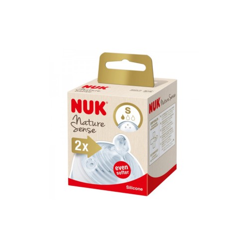 NUK 2 TETINES NATURE SENS S/M/L