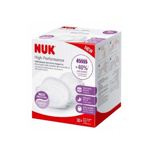 NUK COUSSINETS D'ALLAITEMENTS HIGH PERFORMANCE 30 PIECES