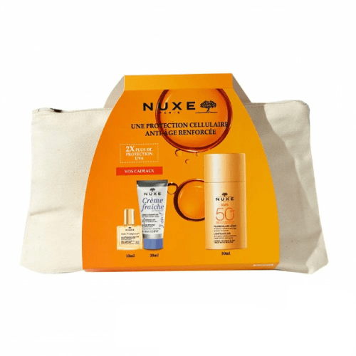 NUXE SUN TROUSSE FLUIDE LEGER SPF50 + 2 GIFTS.