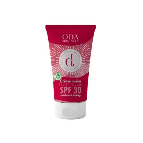 ODA CREME MAINS FRUITS ROUGES SPF 30, 50ML.