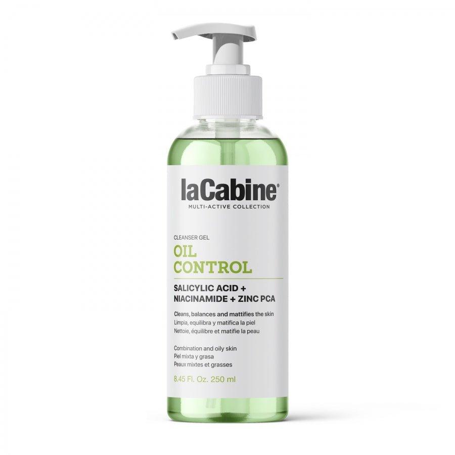 LaCabine Gel Nettoyant Oil Control 250ml - Acide Salicylique, Niacinamide & Zinc PCA - La Grande Para