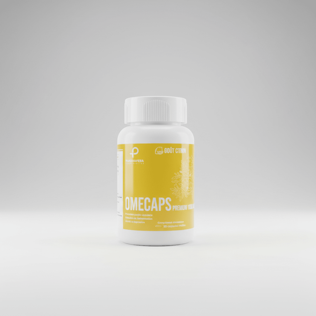 PHARMAVERA OMECAPS Premium 30 Capsules Molles – Goût Citron - La Grande Para