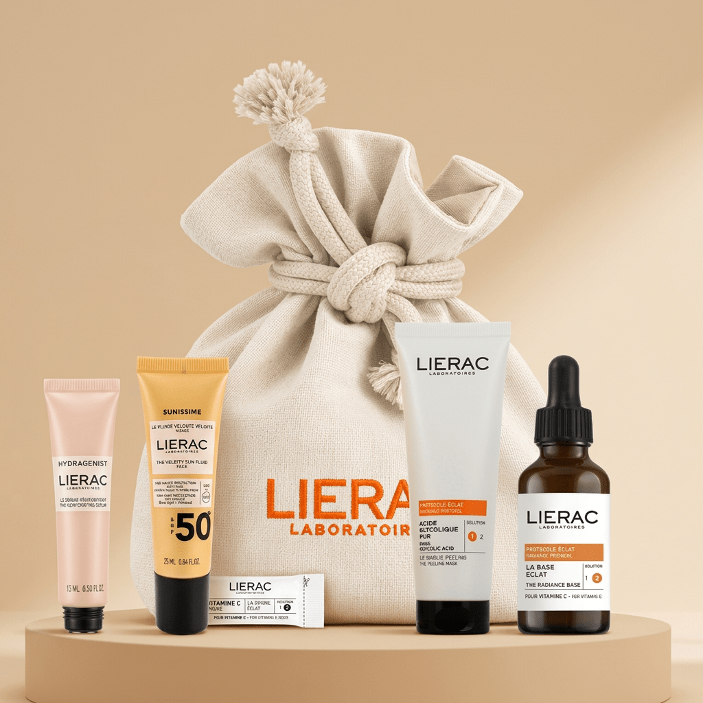 Pack LIERAC sur fond beige clair
