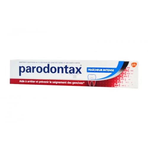 PARODONTAX DENTIFRICE FLUOR FRAICHEUR INTENSE, 75ML.
