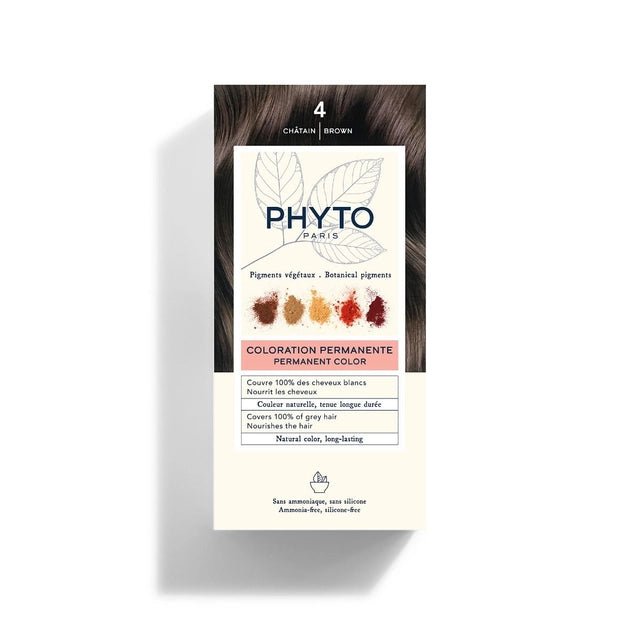 PHYTOCOLOR 4 Châtain - Coloration Végétale Brun Naturel Classique Tunisie