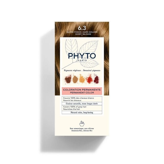 PHYTOCOLOR 6.3 Blond Foncé Doré - Coloration Végétale Reflets Dorés Tunisie
