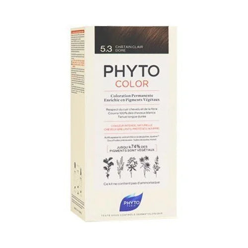 PHYTO PHYROCOLOR 5.3 CHATIN CLAIR DORE.