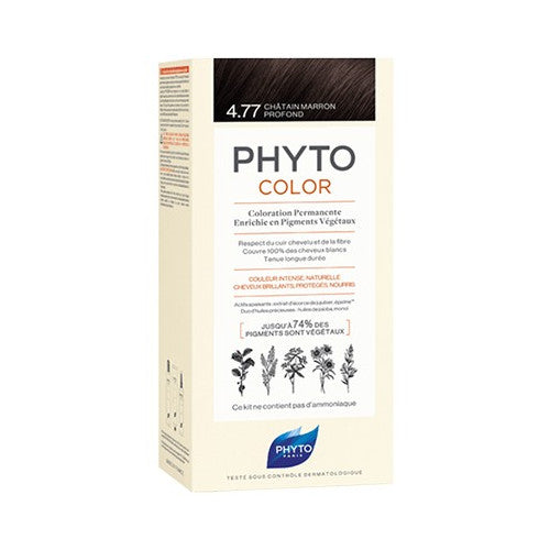 PHYTO PHYTOCOLOR 4.77 CHATIN MARRON PROFOND.