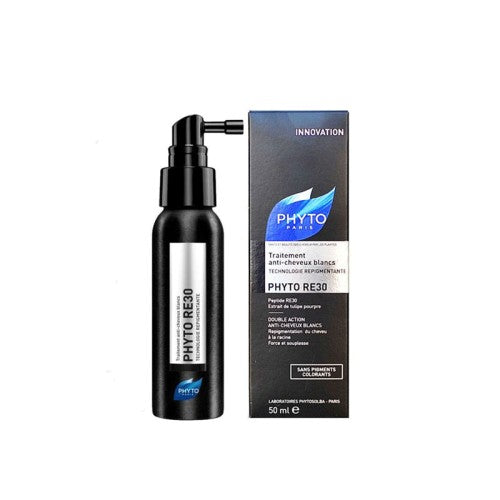 PHYTO RE 30 TRAITEMENT ANTI CHEVEUX BLANCS 50ML.