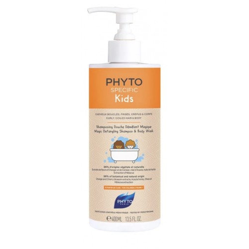 PHYTO SPECIFIC KIDS SHAMPOOING DOUCHE DÉMELANT 400ML.