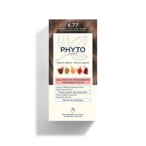 PHYTO COLOR 6.77 MARRON CLAIR CAPPUCCINO.