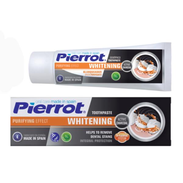 PIERROT  dentifrice blancheur charbon.
