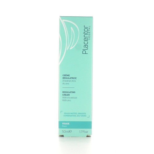 PLACENTOR VEGETAL CREME REGULATRICE PEAUX MIXTES, GRASSES 50ML.