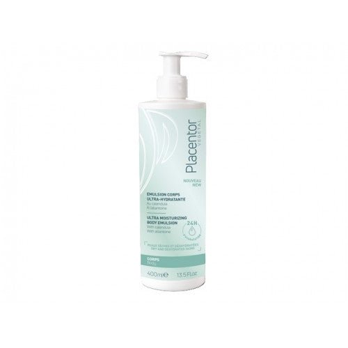 PLACENTOR VEGETAL EMULSION CORPS ULTR-HYDRATANTE PEAUX SECHES ET DESHYDRATEES 400ML.