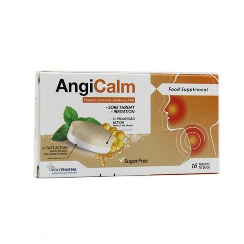 POLYPHARMA ANGICALM PROPOLIS 16 COMPRIMER A SUCER.