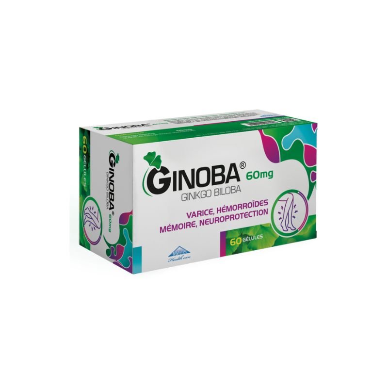 GINOBA 60MG 60 CAPSULES.