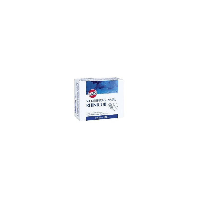 Rhinicur Sel de Rinçage Recharge Adulte 20 Sachets.