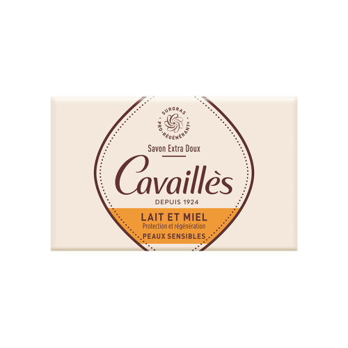 ROGE CAVAILLES Savon surgras Extra Doux Lait et Miel, 150g