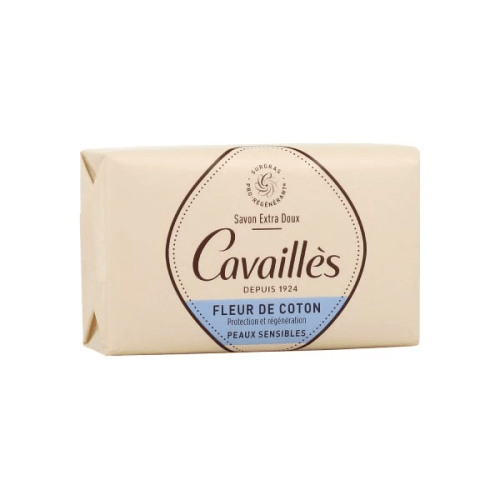 ROGE CAVAILLES Savon surgras Extra doux Fleur de coton, 150g.