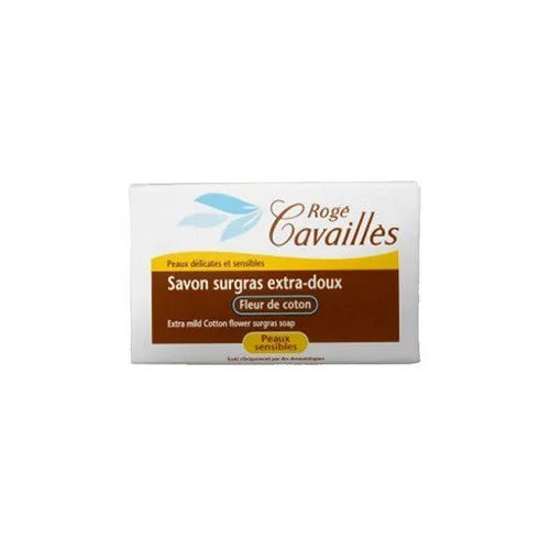 ROGE CAVAILLES Savon surgras Extra doux Fleur de coton, 150g