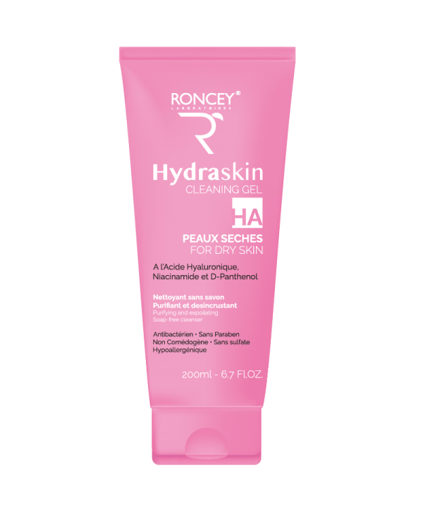 RONCEY Gel Nettoyant Hydraskin Pour Peau Sèche 200ml.