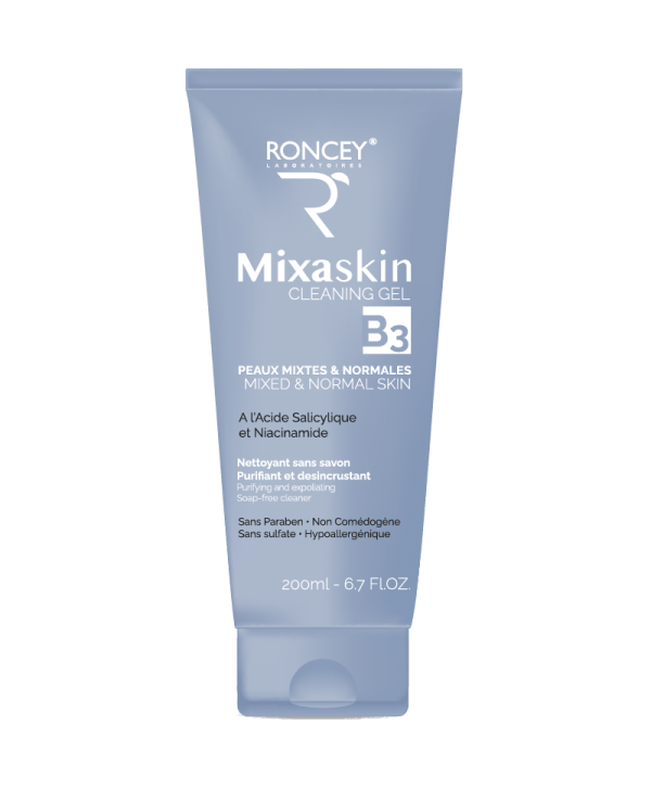 RONCEY Gel Nettoyant Mixaskin Pour Peau Mixte 200ml.