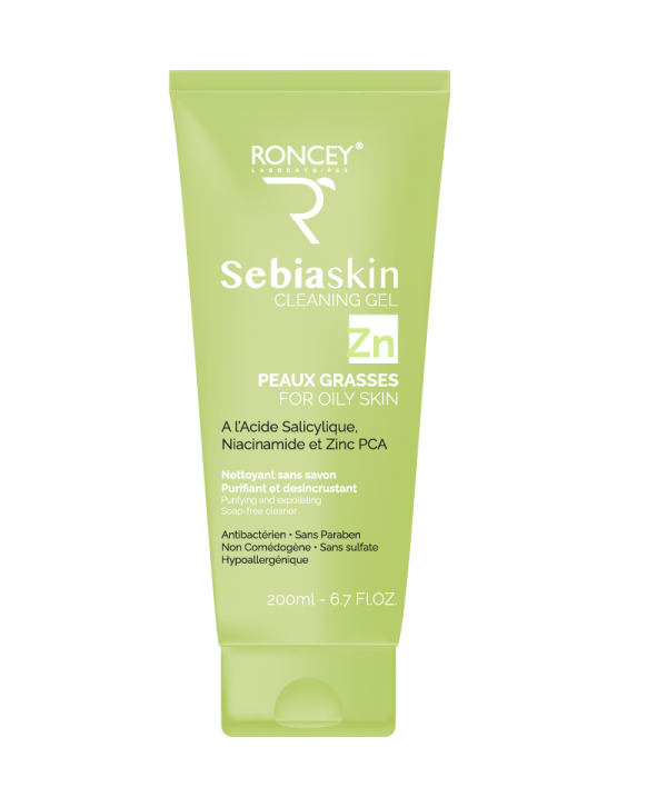 RONCEY Gel Nettoyant Sebiaskin Pour Peau Grasse 200ml