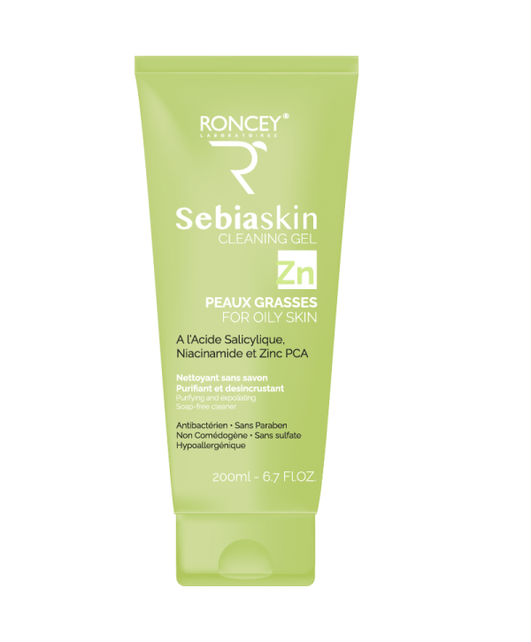 RONCEY Gel Nettoyant Sebiaskin Pour Peau Grasse 200ml.