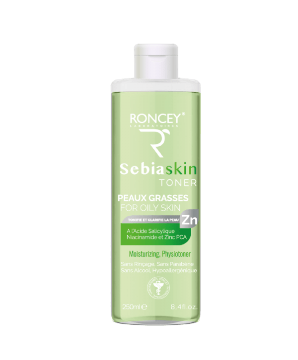 RONCEY Lotion Tonique SebiaSkin Pour Peau Grasse 250ml.