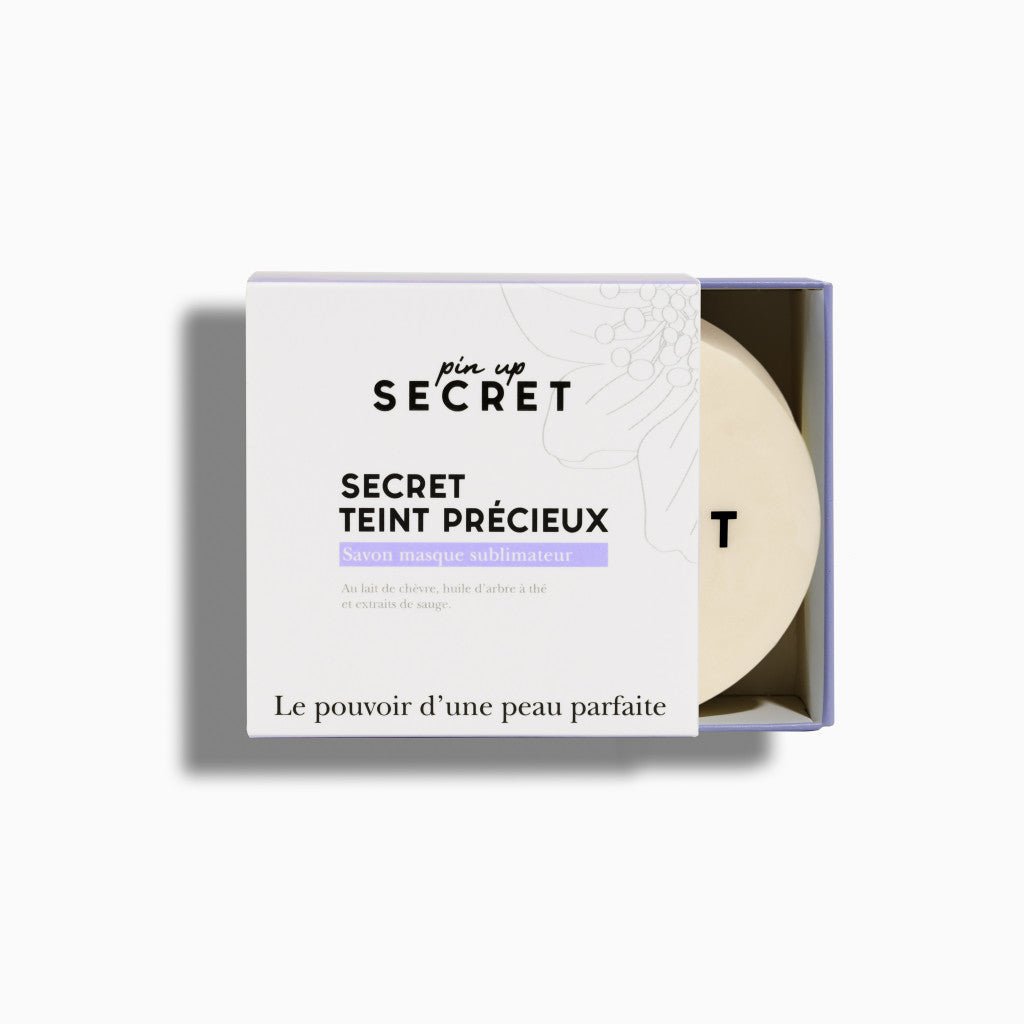 PIN UP SECRET TEINT PRECIEUX SAVON MASQUE SUBLIMATEUR 110G.