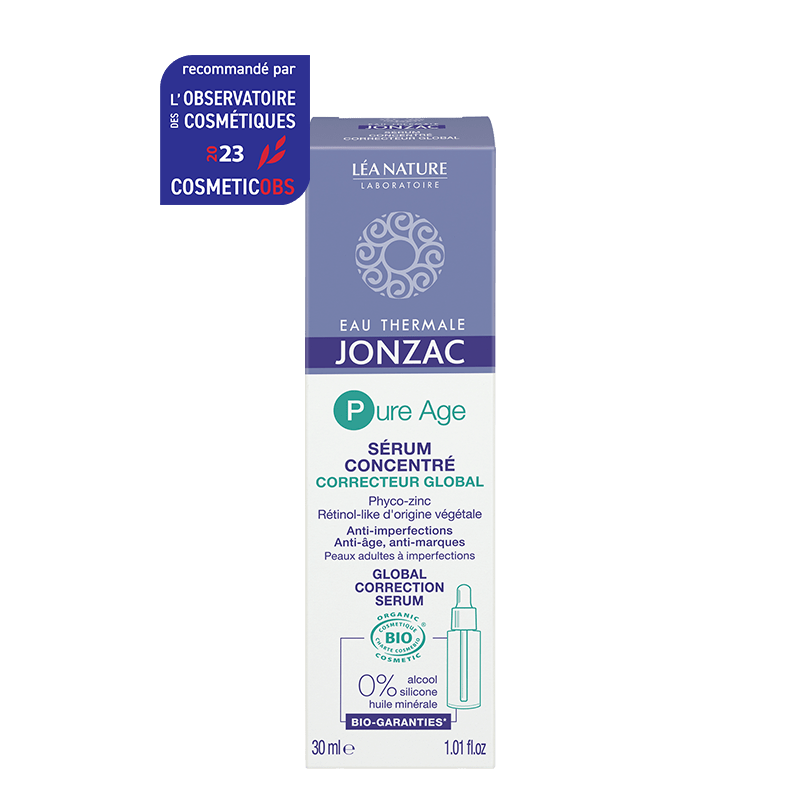 JONZAC SÉRUM CONCENTRÉ CORRECTEUR GLOBAL - ANTI-IMPERFECTIONS, ANTI-ÂGE -.
