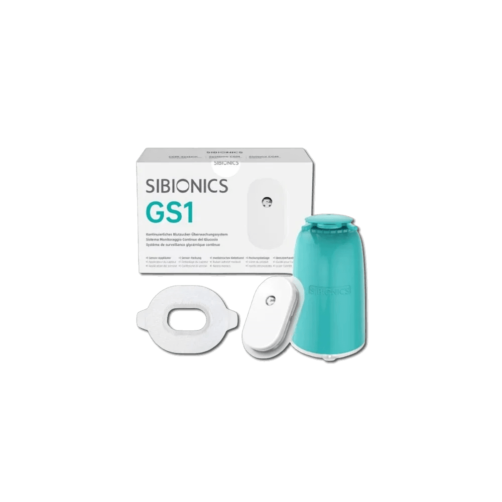 SIBIONICS GS1 - Capteur Glucose Continu CGM 14 Jours | Diabète Sans Piqûres - La Grande Para