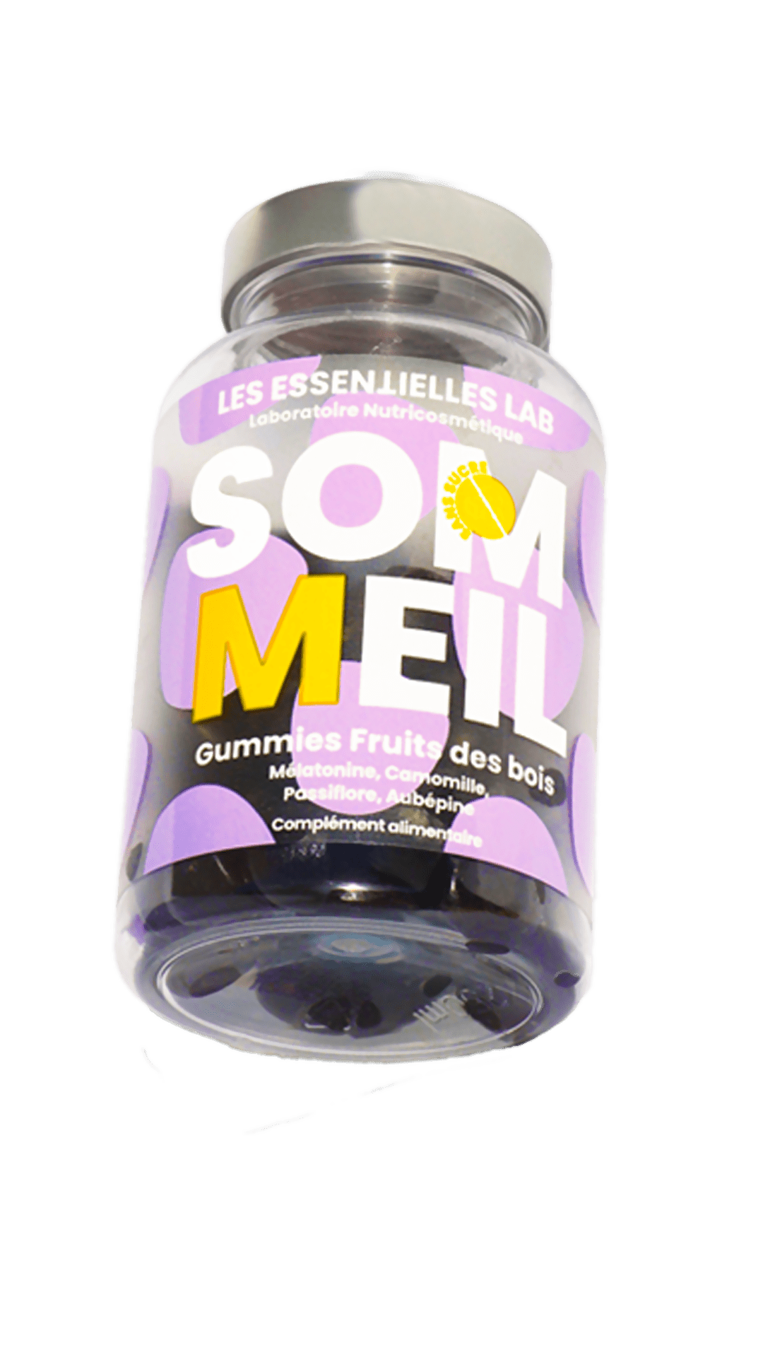 LES ESSENTIELLES LAB Gummies Sommeil SANS SUCRE - Mélatonine Passiflore 60 Gommes - La Grande Para
