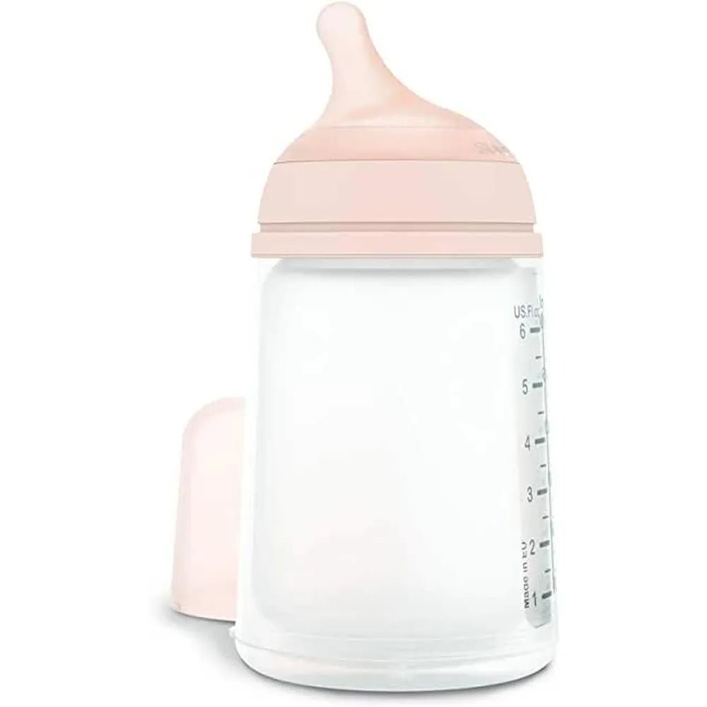 SUAVINEX ZERO-ZERO Biberon Anti-Colique Débit Moyen – 270 ml 0 Mois et +.