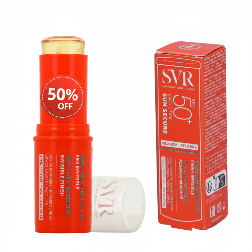 SVR Sun Secure SPF50+ avec sticker rond 50% OFF