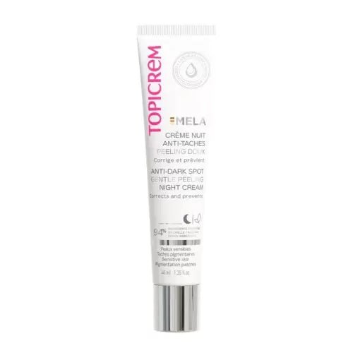 TOPICREM MELA CREME NUIT ANTI TACHES PEELING DOUX 40ML.