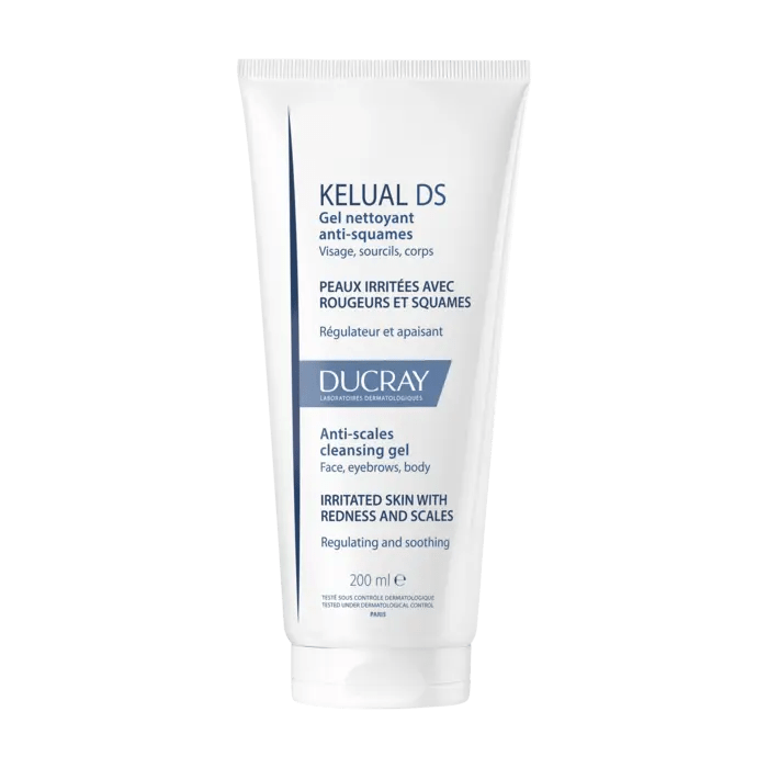 DUCRAY Kelual DS Gel nettoyant anti-squames 200ML.