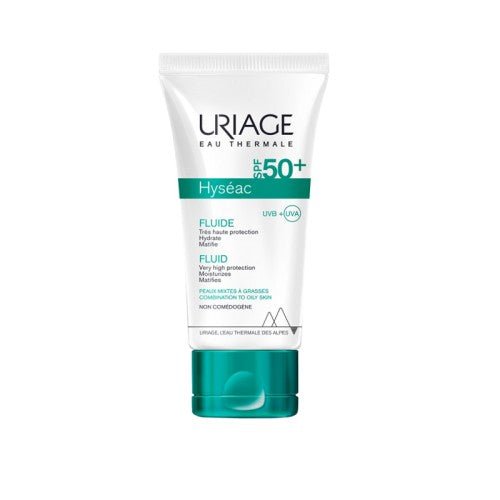 URIAGE HYSEAC FLUIDE SPF 50+, 50 ML.