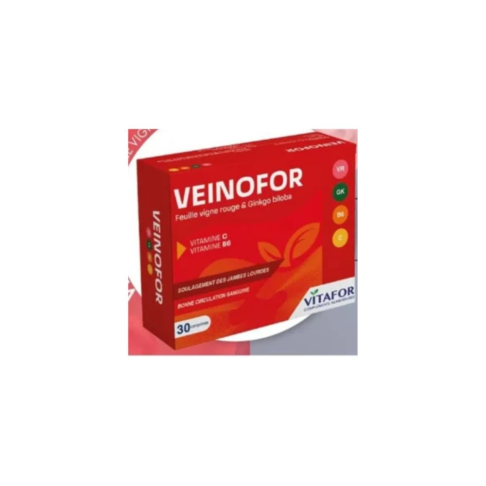 VITAFOR Veinofor Jambes Légères & Circulation 30 Comprimés 1