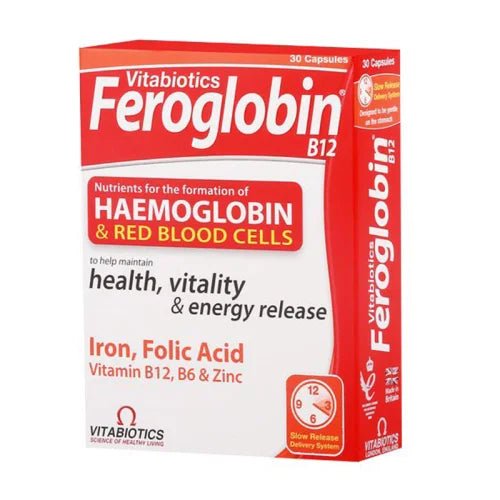 VITABIOTICS FEROGLOBIN 30 CAPSULES.