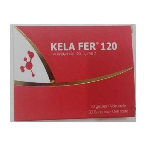 XEN KELA FER 120 MG 30 CAPSULES.