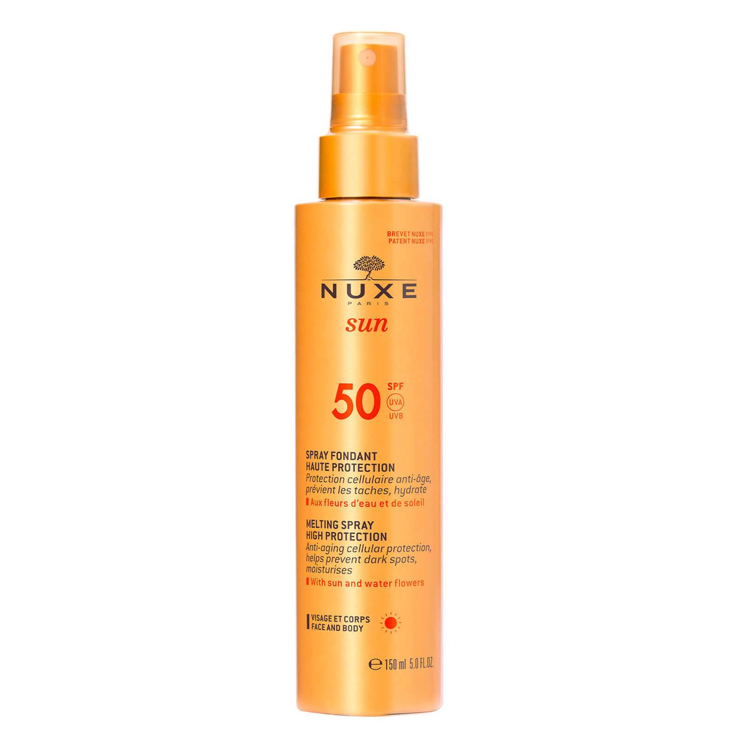 Spray Fondant Haute Protection SPF 50, NUXE Sun 150 ml