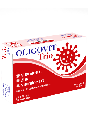 Vital Oligovit Trio Zinc -Vitamine C- Vitamine D3.